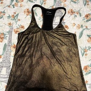 Gold tank top